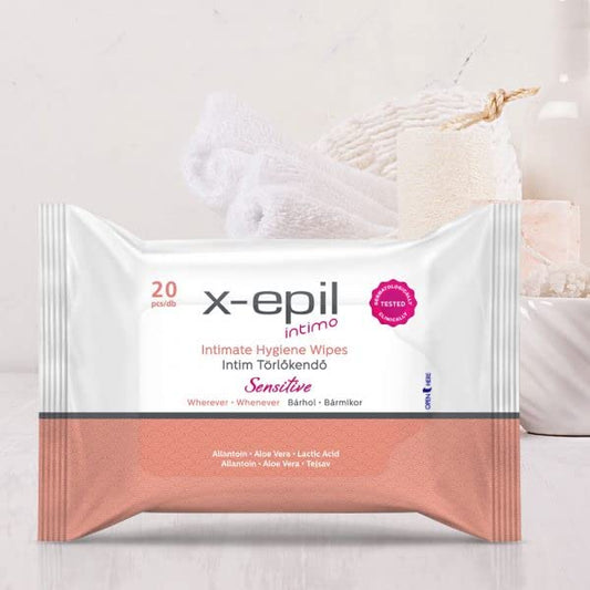 X-epil Intimate Hygiene Wipes Sensitive 20 pcs