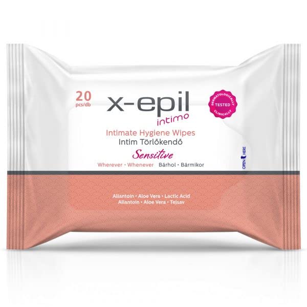 X-epil Intimate Hygiene Wipes Sensitive 20 pcs