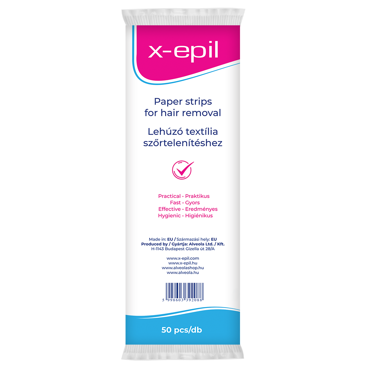 X-epil Hair Removal Strips 50 pcs
