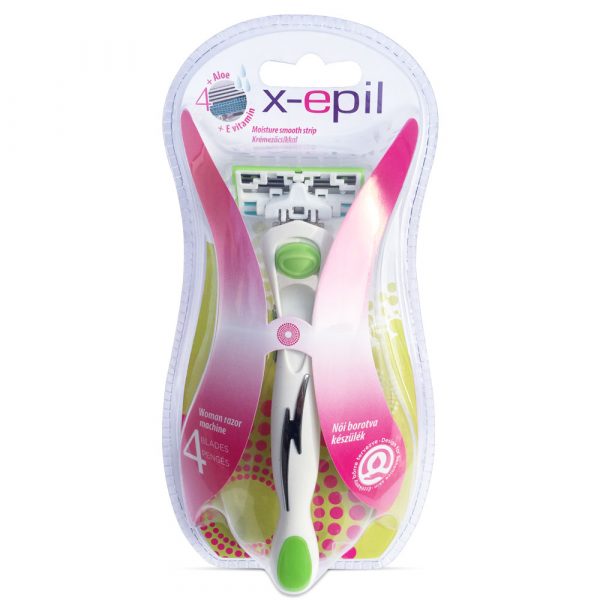 X-Epil Woman razor with 4 blades